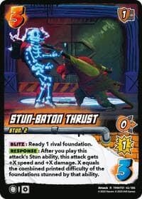 Stun-Baton Thrust - Teenage Mutant Ninja Turtles - UniVersus card
