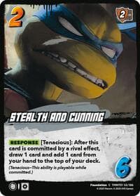 Stealth and Cunning - Teenage Mutant Ninja Turtles - UniVersus card