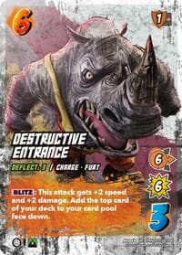 Destructive Entrance - Teenage Mutant Ninja Turtles - UniVersus card