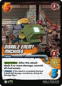 Disable Enemy Machines - Teenage Mutant Ninja Turtles - UniVersus card