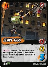 Heavy Toss - Teenage Mutant Ninja Turtles - UniVersus card