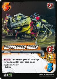 Suppressed Anger - Teenage Mutant Ninja Turtles - UniVersus card
