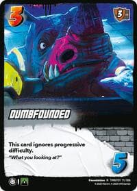 Dumbfounded - Teenage Mutant Ninja Turtles - UniVersus card