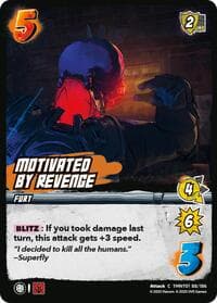 Motivated by Revenge - Teenage Mutant Ninja Turtles - UniVersus card