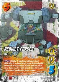 Rebuilt Forces - Teenage Mutant Ninja Turtles - UniVersus card