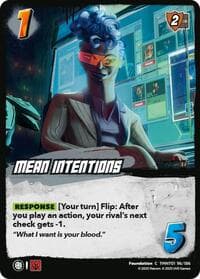 Mean Intentions - Teenage Mutant Ninja Turtles - UniVersus card
