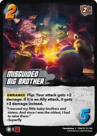 Misguided Big Brother - Teenage Mutant Ninja Turtles - UniVersus card