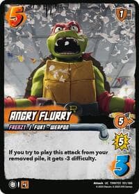 Angry Flurry - Teenage Mutant Ninja Turtles - UniVersus card
