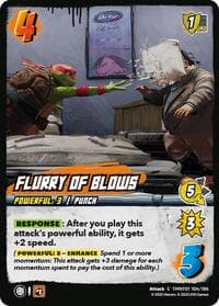 Flurry of Blows - Teenage Mutant Ninja Turtles - UniVersus card