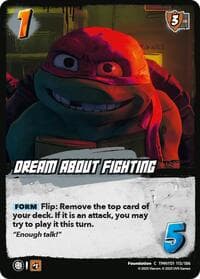 Dream About Fighting - Teenage Mutant Ninja Turtles - UniVersus card