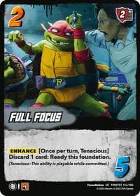 Full Focus - Teenage Mutant Ninja Turtles - UniVersus card