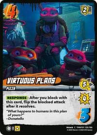 Virtuous Plans - Teenage Mutant Ninja Turtles - UniVersus card