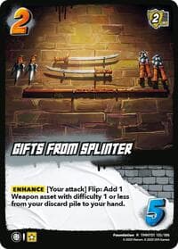 Gifts from Splinter - Teenage Mutant Ninja Turtles - UniVersus card