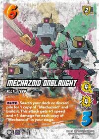 Mechazoid Onslaught - Teenage Mutant Ninja Turtles - UniVersus card
