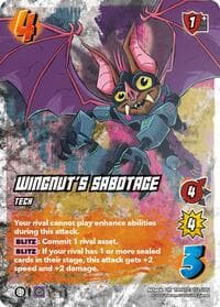 Wingnut's Sabotage - Teenage Mutant Ninja Turtles - UniVersus card