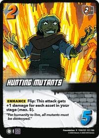 Hunting Mutants - Teenage Mutant Ninja Turtles - UniVersus card