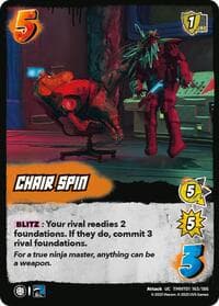 Chair Spin - Teenage Mutant Ninja Turtles - UniVersus card