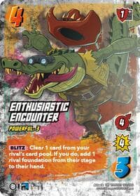 Enthusiastic Encounter - Teenage Mutant Ninja Turtles - UniVersus card