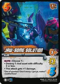 Jaw-some Solution - Teenage Mutant Ninja Turtles - UniVersus card