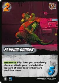 Fleeing Danger - Teenage Mutant Ninja Turtles - UniVersus card