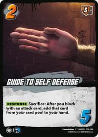Guide to Self Defense - Teenage Mutant Ninja Turtles - UniVersus card