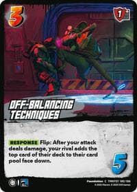 Off-Balancing Techniques - Teenage Mutant Ninja Turtles - UniVersus card