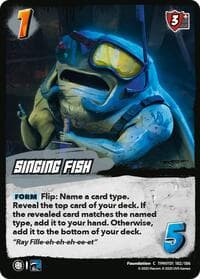 Singing Fish - Teenage Mutant Ninja Turtles - UniVersus card