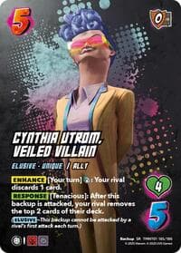 Cynthia Utrom, Veiled Villain - Teenage Mutant Ninja Turtles - UniVersus card