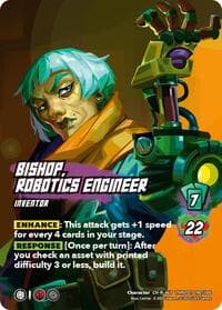 Bishop, Robotics Engineer (Alternate Art) - Teenage Mutant Ninja Turtles - UniVersus card