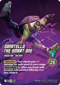 Donatello, the Smart One (Alternate Art) (191) - Teenage Mutant Ninja Turtles - UniVersus card