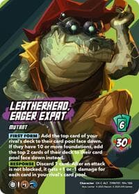 Leatherhead, Eager Expat (Alternate Art) - Teenage Mutant Ninja Turtles - UniVersus card