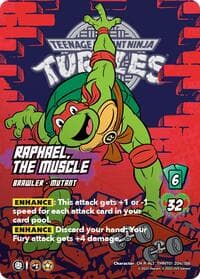 Raphael, the Muscle (Alternate Art) (204) - Teenage Mutant Ninja Turtles - UniVersus card