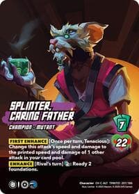Splinter, Caring Father (Alternate Art) - Teenage Mutant Ninja Turtles - UniVersus card