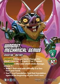 Wingnut, Mechanical Genius (Alternate Art) - Teenage Mutant Ninja Turtles - UniVersus card