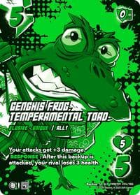 Genghis Frog, Temperamental Toad (Alternate Art) - Teenage Mutant Ninja Turtles - UniVersus card