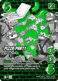 Pizza Party (Alternate Art) - Teenage Mutant Ninja Turtles - UniVersus card