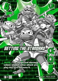 Setting the Standard (Alternate Art) - Teenage Mutant Ninja Turtles - UniVersus card