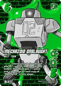 Mechazoid Onslaught (Alternate Art) - Teenage Mutant Ninja Turtles - UniVersus card