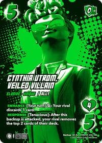 Cynthia Utrom, Veiled Villain (Alternate Art) - Teenage Mutant Ninja Turtles - UniVersus card