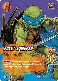 Fully Equipped (Alternate Art) - Teenage Mutant Ninja Turtles - UniVersus card