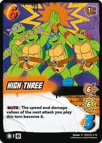 High Three (TMNT02) - Teenage Mutant Ninja Turtles - UniVersus card