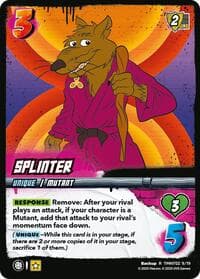 Splinter (TMNT02) - Teenage Mutant Ninja Turtles - UniVersus card