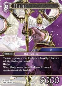 Rhalgr - Gunslinger in the Abyss - Final Fantasy TCG card