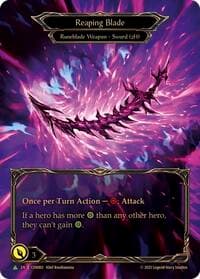 Reaping Blade - CON003 - Flesh and Blood: Promo Cards - Flesh and Blood TCG card