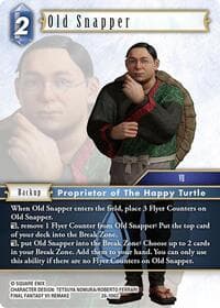 Old Snapper - Gunslinger in the Abyss - Final Fantasy TCG card