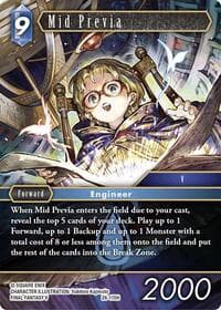 Mid Previa - Gunslinger in the Abyss - Final Fantasy TCG card