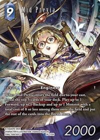 Mid Previa (Full Art) - Gunslinger in the Abyss - Final Fantasy TCG card
