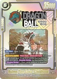 Bulma/Son Goku : Childhood - Tournament and Championship Promos - Dragon Ball Super: Fusion World card