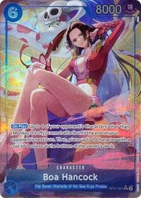 Boa Hancock (Seven Warlords of the Sea Binder Set) (Alternate Art) - One Piece Promotion Cards - One Piece Card Game card