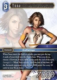 Yuna - Gunslinger in the Abyss - Final Fantasy TCG card